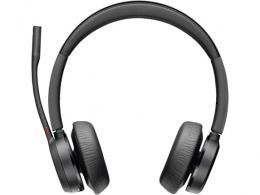 日本HP 77Y98AA Poly Voyager 4320 USB-Aドングル付 両耳 ワイヤレスモデル ノイズキャンセリングマイク搭載 Microsoft Teams認定モデル