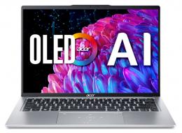 Acer(エイサー) SFG14-73P-N56Y Swift Go (Core Ultra 5プロセッサー 125H/16GB/512GB SSD/光学ドライブなし/Windows 11 Pro/Officeなし/14.0型/2880×1800/WQXGA+/16：10/ピュアシルバー)