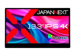 【法人様宛限定】JAPANNEXT JN-MD-IPS133UHDR-T タッチパネル対応モバイルモニター 13.3型/3840×2160/HDMI、USB-C×1/ブラック/スピーカー有/2年保証