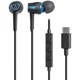 オーディオテクニカ ATH-CKD3C BL USB Type-C用イヤホン ブルー