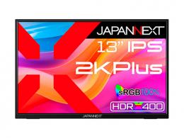 【法人様宛限定】JAPANNEXT JN-MD-IPS13U2KP 液晶ディスプレイ 13型/2160×1350/USB Type-C×2、miniHDMI×1/ブラック/スピーカー有/2年保証