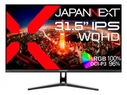 【法人様宛限定】JAPANNEXT JN-IPS315WQHDR-C65W 液晶ディスプレイ 31.5型/2560×1440/DP、HDMI、USB-C×1/ブラック/スピーカー有/2年保証