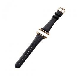 ELECOM AW-41BDLJGY Apple Watch 41/40/38mm用バンド/ソフトレザー/スリムタイプ/&me/チャコールグレー