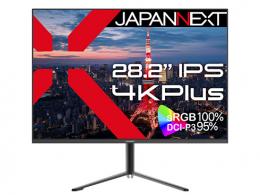 【法人様宛限定】JAPANNEXT JN-282IPS4KP 液晶ディスプレイ 28型/3840×2560/HDMI×2、DP×2/ブラック/スピーカー有/2年保証