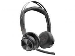 日本HP 9T9J6AA#AC3 Poly Voyager Focus 2 USB-Cドングル付 +USB-A 変換アダプタ付 充電スタンド付 両耳 ワイヤレスモデル ノイズキャンセリングマイク搭載 Microsoft Teams認定モデル
