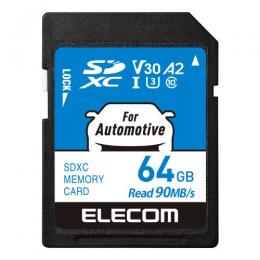 ELECOM MF-DRSD064GU13 SDXCカード/車載用/高耐久/UHS-I/64GB