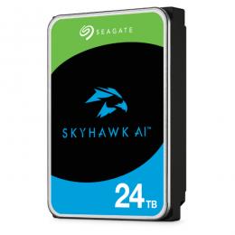 Seagate ST24000VE002 Seagate SkyHawk AI 3.5 24TB 内蔵HDD (CMR) メーカー5年保証 256MB 7200rpm ネットワーク ビデオ レコーダー AI対応NVRシステム用