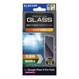 ELECOM PM-P244FLGG Google Pixel 9 Pro Fold/ガラスフィルム/高透明