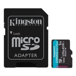Kingston SDCG3/1TB 1TB microSDXCカード Canvas Go! Plus Class 10 UHS-I U3 170R/90W SDアダプタ付属
