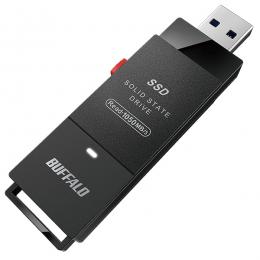 BUFFALO SSD-SCH250U3-BA USB3.2（Gen2）対応 TV録画 スティックSSD 250GB ブラック USB Type-Cコネクタ付属