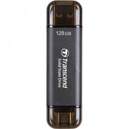 Transcend TS128GESD310C ESD310 スティック型SSD USB 10Gbps 128GB ブラック