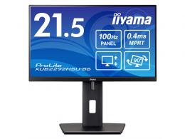 iiyama XUB2292HSU-B6 液晶ディスプレイ 21.5型/1920×1080/HDMI、DisplayPort/ブラック/スピーカー：あり/IPS方式パネル/昇降/首振り/回転/角度調整