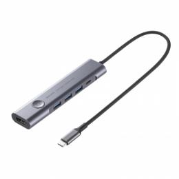 サンワサプライ USB-5TCHP18GM HDMIポート付 USB Type-Cハブ