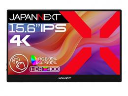 【法人様宛限定】JAPANNEXT JN-MD-IPST156U タッチパネル対応液晶ディスプレイ 15.6型/3840×2160/miniHDMI×1、USB-C×2/ブラック/スピーカー有/2年保証