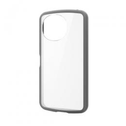 ELECOM PM-S244TSLFCBK AQUOS sense9(SH-53E)用ハイブリッドケース/TOUGH SLIM LITE/フレームカラー/背面クリア/ブラック