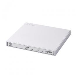 Logitec LBD-PWC6U3CVWH ポータブルBlu-rayディスクドライブ/for Windows/USB3.2 Gen1/スリム/編集＆再生＆書き込み/Type-C＆Type-Aケーブル付属/ホワイト