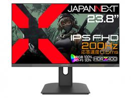 【法人様宛限定】JAPANNEXT JN-IPS238G200F-Camo ゲーミング液晶ディスプレイ 23.8型/1920×1080/DP×1、HDMI×2/ブラックカモフラージュ/スピーカー有/2年保証