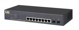FXC NS2010VPEL-ES-ASB5 Lite Smart PoEスマートスイッチ 8ポートタイプ（10/100/1000MPoE×8、1GSFP×2）MAX.75W ＋ 同製品SB5バンドル