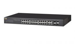 FXC NS2028VPEL-ES Lite Smart PoEスマートスイッチ 28ポートタイプ（10/100/1000MPoE×24、1GSFP×4）MAX.370W