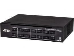 ATEN VP2420 4入力2出力HDMIプレゼンスイッチャー（4K60p、マルチビュー対応）