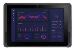 アドバンテック AIM-68S-201B00 10.1インチ インダストリアルタブレット (N200/8GB/SSD・128GB/Windows 11 IoT Enterprise/10.1型/SIMスロット：なし/Wifi 6E、統合型1D/2Dバーコードスキャナー)