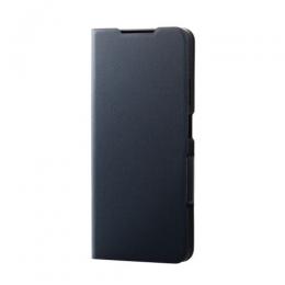 ELECOM PM-O242PLFUNV OPPO A3 5G/レザーケース/手帳型/UltraSlim/薄型/磁石付き/ネイビー