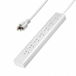 サンワサプライ TAP-F37SH-5R 抜け止めシャッタータップ（3P・7個口・5m）