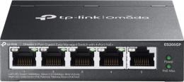 TP-LINK ES205GP(UN) Omada ギガビットポート×5 イージーマネージドスイッチ(PoE+ポート×4搭載)