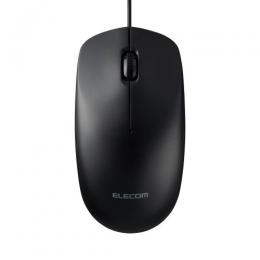 ELECOM M-K8URCBK 法人向けマウス/有線光学式マウス/Type-C/3ボタン/環境配慮パッケージ/ブラック