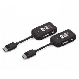 プリンストン SPCASTPOCKET4K-H1SET 4K対応ワイヤレスプレゼンテーション HDMI子機×2台セット