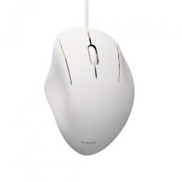 ELECOM M-SH10UBSKWH マウス/SHELLPHA/有線/3ボタン/Mサイズ/抗菌仕様/静音設計/ホワイト