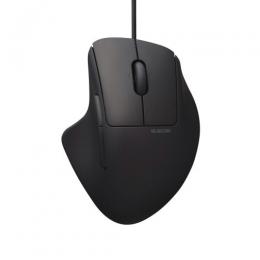 ELECOM M-SH30UBSKBK マウス/SHELLPHA/有線/5ボタン+チルト/Mサイズ/抗菌仕様/静音設計/ブラック