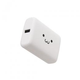 ELECOM DE-C69L-10000WF モバイルバッテリー/リチウムイオン電池/USB PD/30W/10000mAh/USB Type-C入出力×1/USB-A出力×1/しろちゃん