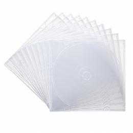 サンワサプライ FCD-PUS10CL Blu-ray・DVD・CDケース（1枚収納ソフトタイプ・10枚セット）