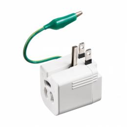 サンワサプライ TAP-AD16W 温度＆電流ヒューズ内蔵アダプタ