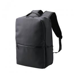ELECOM BM-BPSQ01BK バックパック/スクエアバッグ/15.6inch/大容量/19L/撥水加工/ブラック