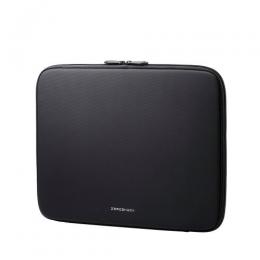 ELECOM ZSB-IBTHL15BK PC用インナーバッグ/ZEROSHOCK/合皮/スリムタイプ/横型/15インチ/ブラック
