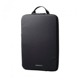 ELECOM ZSB-IBTHVL14BK PC用インナーバッグ/ZEROSHOCK/合皮/スリムタイプ/縦型/14インチ/ブラック