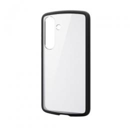 ELECOM PM-G251TSLFCBK Galaxy S25(SC-51F)/ハイブリッドケース/TOUGH SLIM LITE/フレームカラー/背面クリア/ブラック