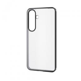 ELECOM PM-G251UCTMBK Galaxy S25(SC-51F)/ソフトケース/サイドメッキ/メタリック加工/メタリックブラック