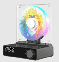 Wizz WVC-S001G 縦型CDプレーヤー グレー