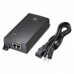 サンワサプライ LAN-GIHINJ6 PoEインジェクター（電源内蔵・IEEE802.3bt（75W）対応）