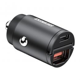 ADTEC ACPD-V045AC Power Delivery対応 シガーソケットタイプ充電器/45W/USB Type-A 1ポート/Type-C 1ポート/ブラック