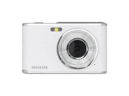 aiwaデジタル JA4-DCM0001(WH) コンパクトデジタルカメラ aiwa cam DCB ホワイト(1300万画素CMOSセンサー/2.8インチIPSディスプレイ/電子手ブレ補正/AF/4倍デジタルズーム/自撮り撮影/軽量)