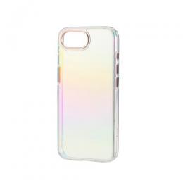 ELECOM PM-A25SHVCACR iPhone 16e/ハイブリッドケース/&Me/オーロラ/ストラップシート付属/クリア
