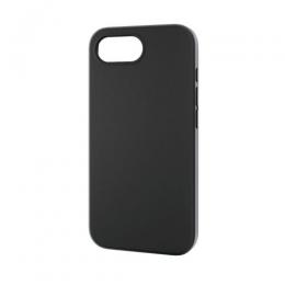 ELECOM PM-A25SHVSCCBK iPhone 16e/ハイブリッドケース/シリコン/カラータイプ/ブラック