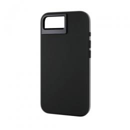 ELECOM PM-A25SHVSCSTBK iPhone 16e/ハイブリッドケース/シリコン/スタンド/MAGKEEP/ブラック
