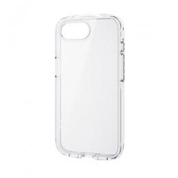 ELECOM PM-A25STSLACR iPhone 16e/ハイブリッドケース/TOUGH SLIM LITE/オールクリア/ストラップシート付属/クリア