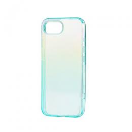 ELECOM PM-A25SUCABU iPhone 16e/ソフトケース/クリアオーロラ/Meliano/ライトブルー