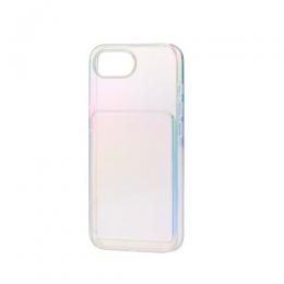 ELECOM PM-A25SUCTFACR iPhone 16e/ソフトケース/推し活/ポケット/クリアオーロラ